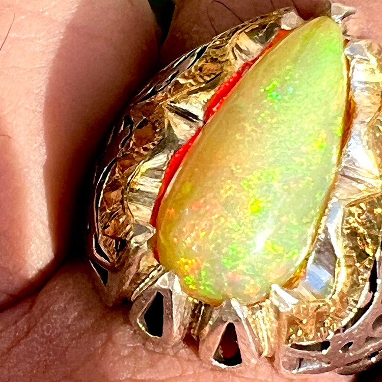 مشخصات قیمت و خرید انگشتر اوپال اتیوپی