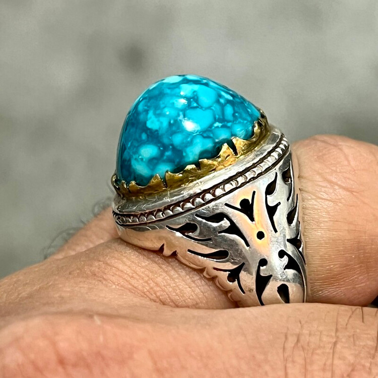 مشخصات قیمت و خرید انگشتر فیروزه دامغان