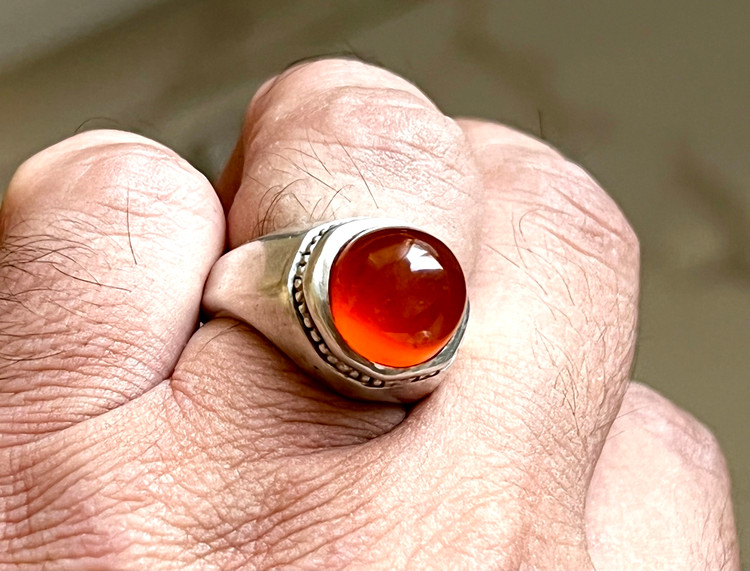 خرید عقیق پرتقالی اصل