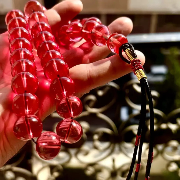 مشخصات قیمت و خرید تسبیح سندلوس دو پوست