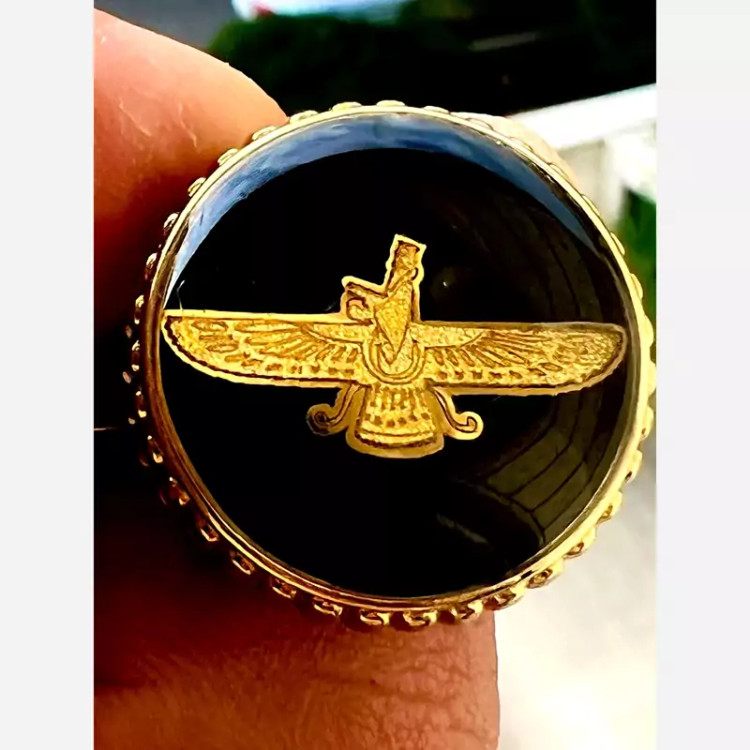 مشخصات قیمت و خرید انگشتر فروهر مردانه استیل