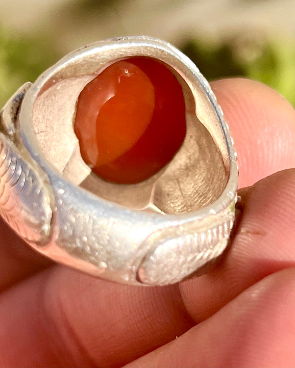 مشخصات قیمت و خرید انگشتر عقیق یمن کهنه اسماعیل جنگی