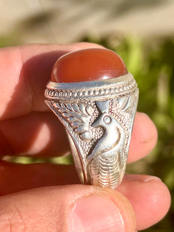 انگشتر عقیق یمنی استاد اسماعیل جنگی