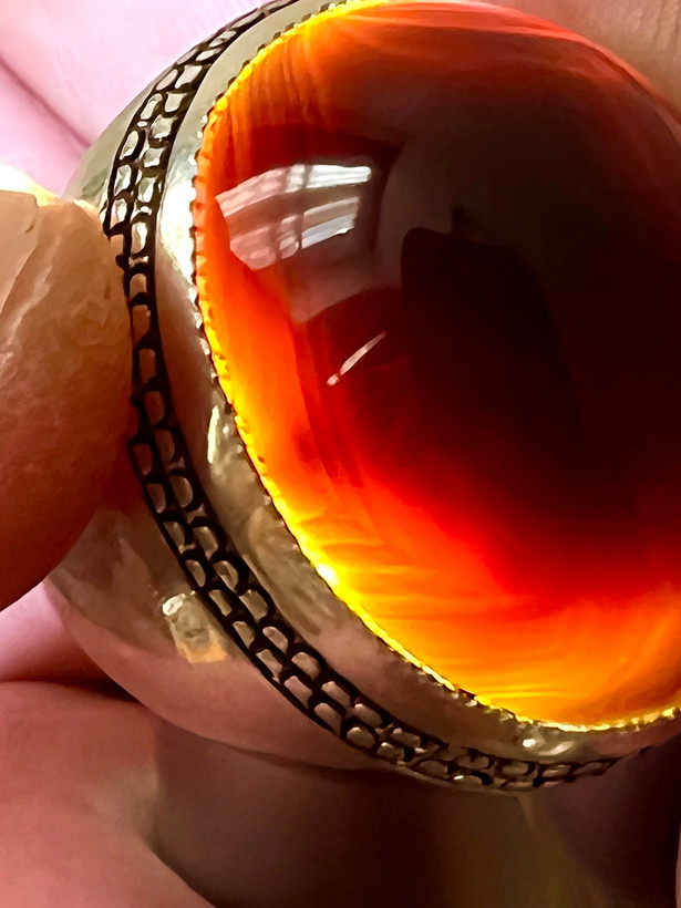 انگشتر شفت العبد سراسر طوق ،قواره دار ،رکاب دستی و قدیمی کد ۱۲۰