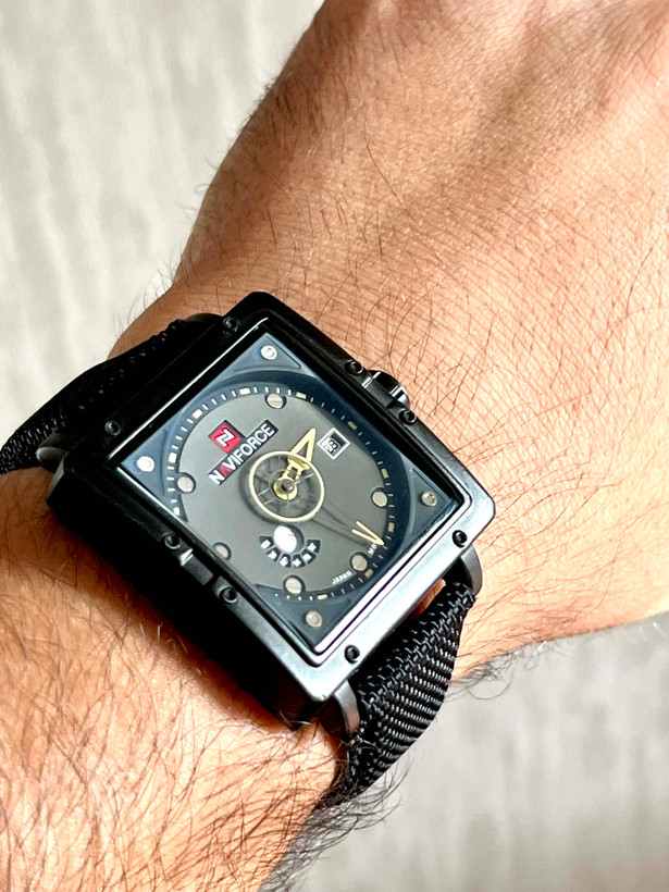 ساعت مچی مردانه navi force مدل NF9065M موتور ژاپنی اصل کد ۳۷۵