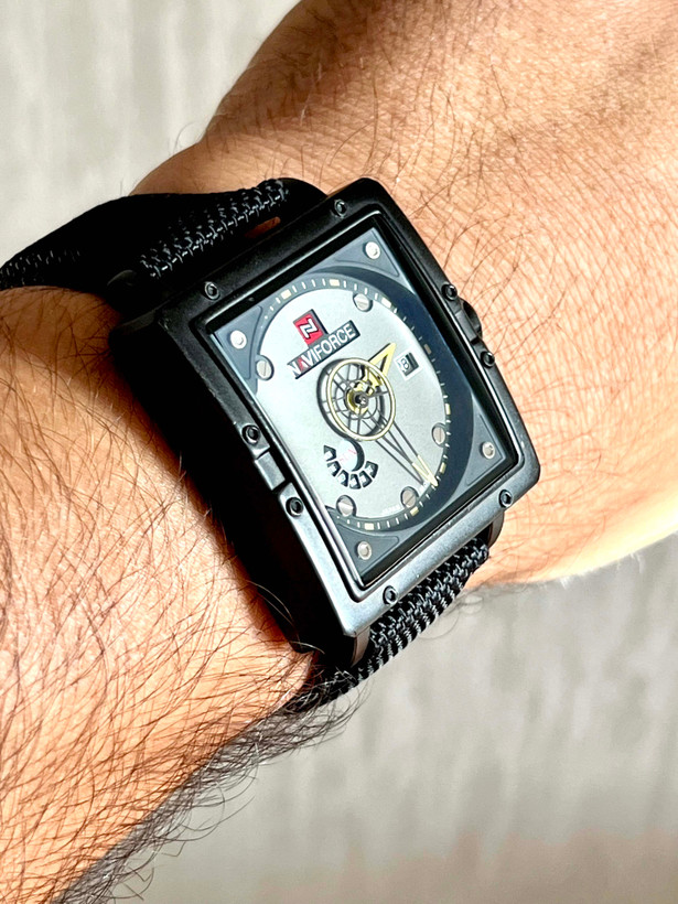 ساعت مچی مردانه navi force مدل NF9065M موتور ژاپنی اصل کد ۳۷۵