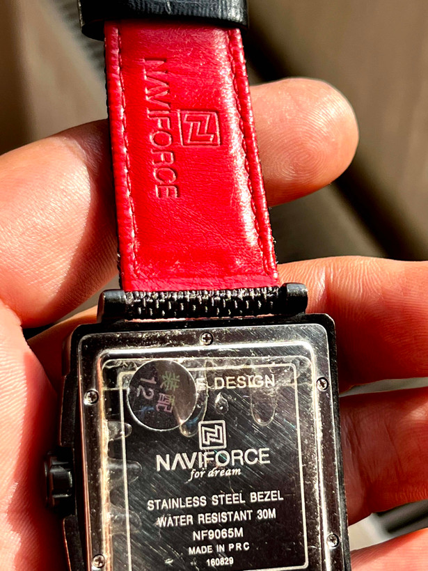 ساعت مچی مردانه navi force مدل NF9065M موتور ژاپنی اصل کد ۳۷۵