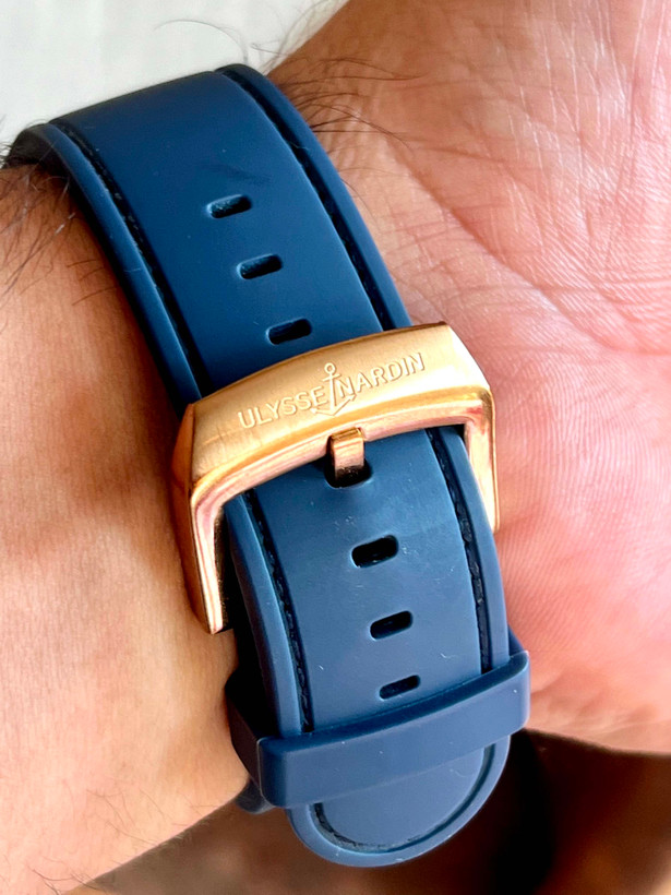 ساعت مچی مردانه برند ULYSSE NARDIN های کپی سه موتوره فعال با استاندار سوییس، موتورژاپنی اصل کد ۴۱۲