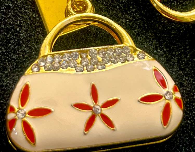جاکلیدی یا جاسوییچی زنانه فلش دار( ۸ گیگ) ،استیل رنگ ثابت