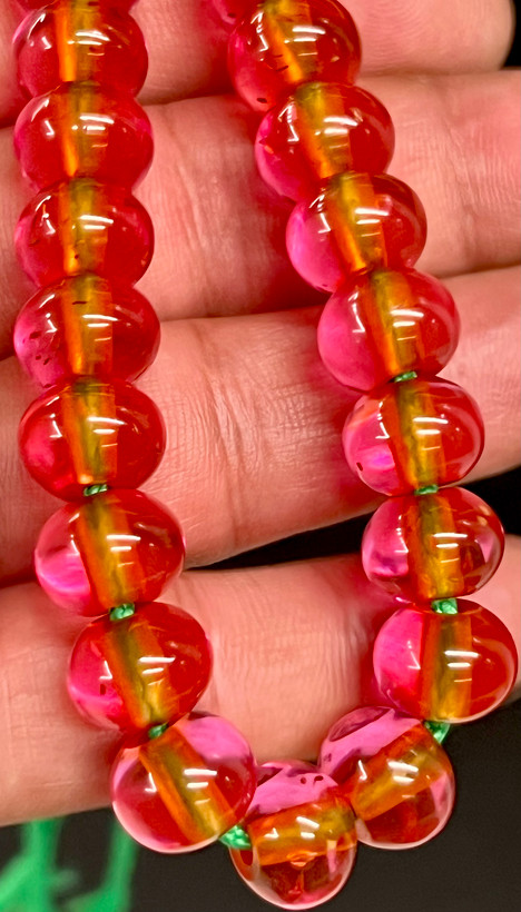 تسبیح سندلوس الکلی شمش کهنه پاتین دار اورجینال تراش استاد مهدی تبریز کد ۶۱۳